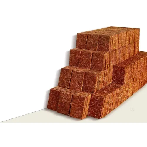 Close-up of a laterite partition block
